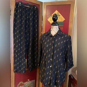 Michael B. Ltd. 2pc Pajamas/Loungewear SZ 10P